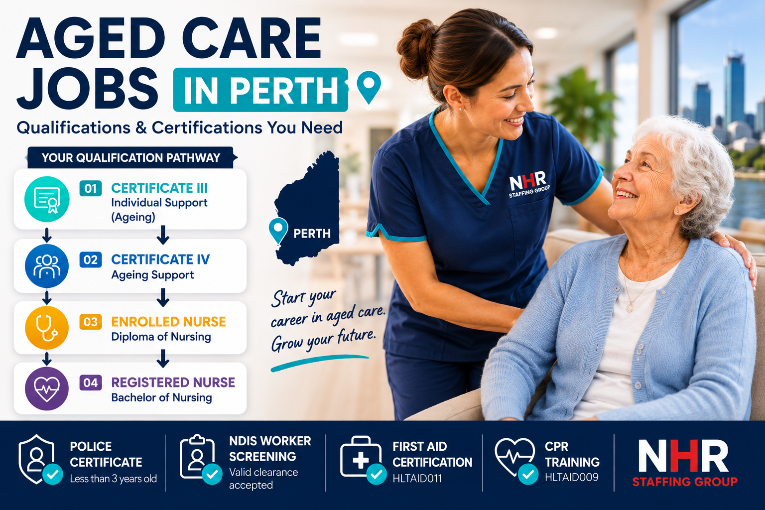 Read more about the article Aged Care Jobs in Perth: What Qualifications and Certifications You Need